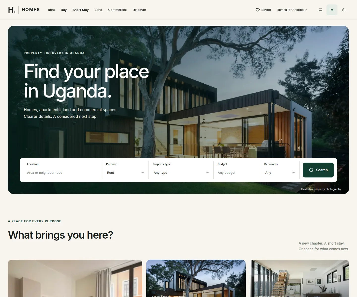dnb Homes consumer property website